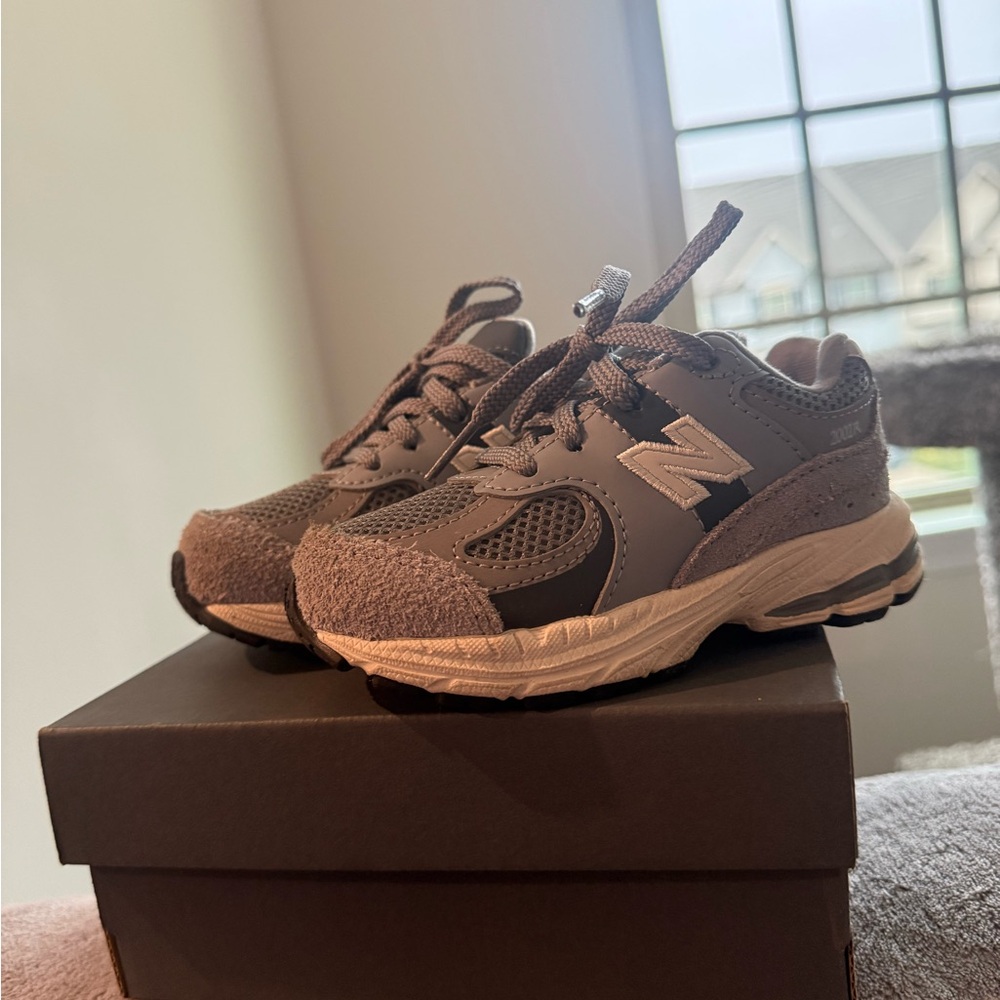 New Balance Kids' Charcoal Sneakers
